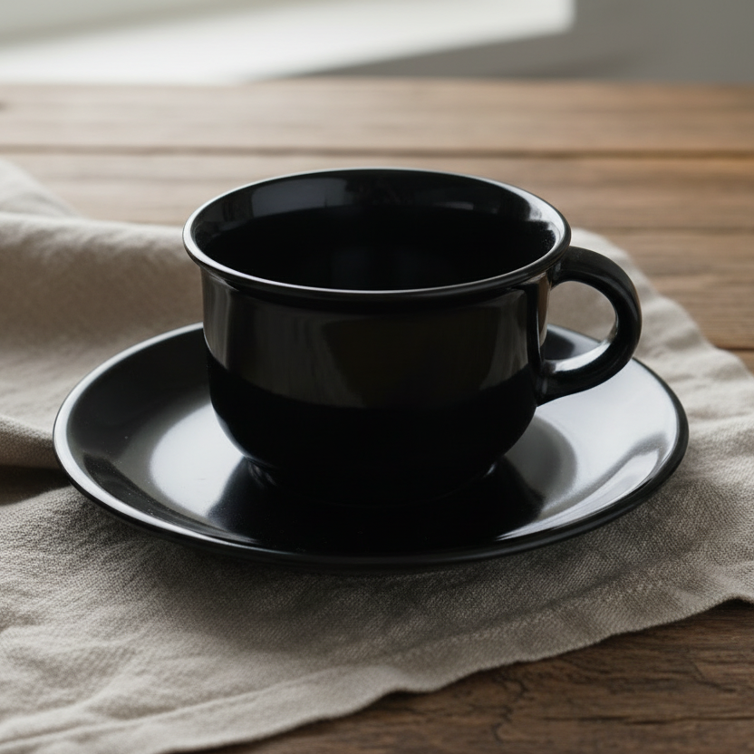 Boda Nova svart Kaffekopp