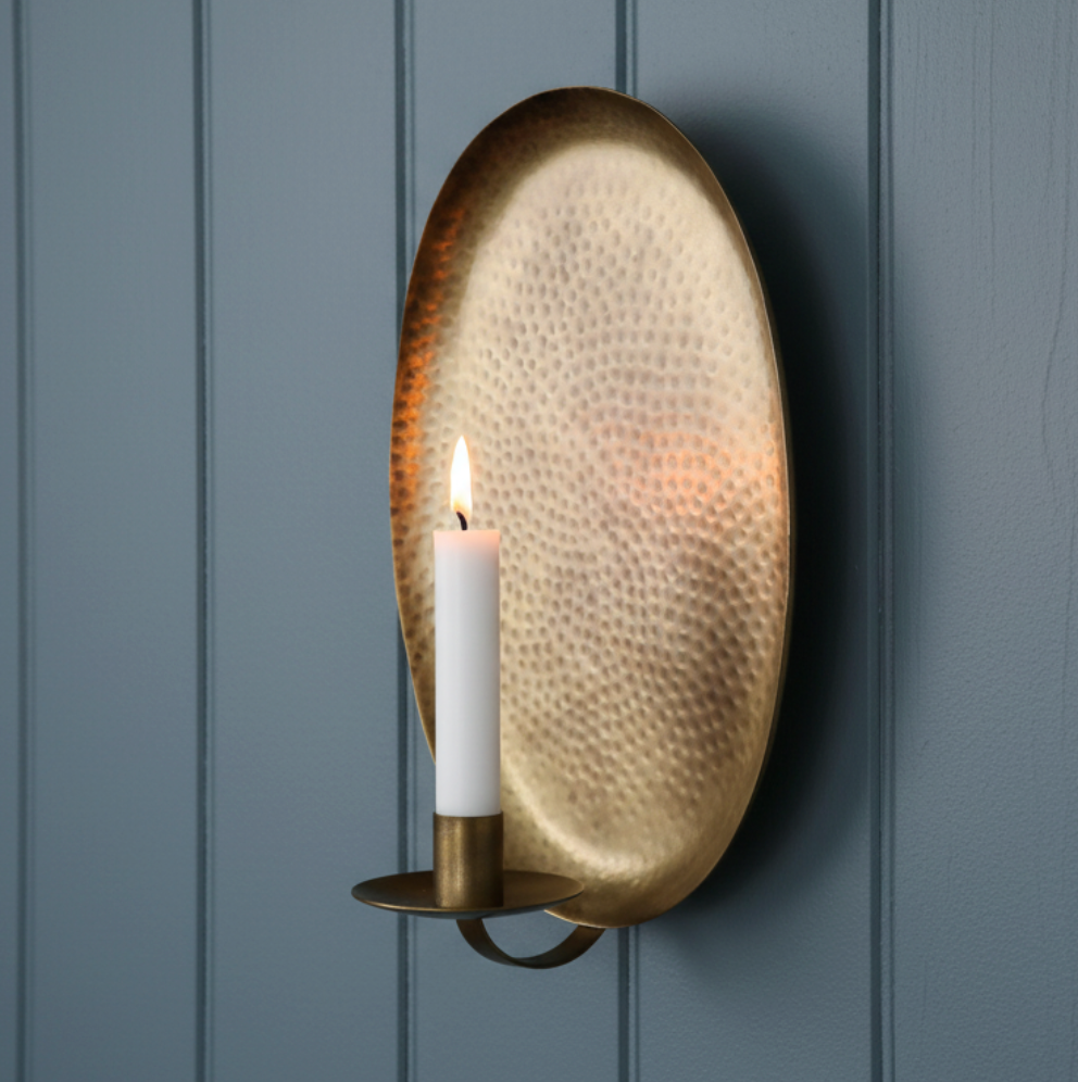 Väggljusstake "Antik" mässing