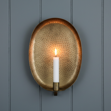 Väggljusstake "Antik" mässing