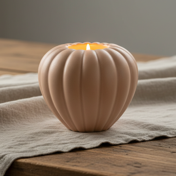 FRÖHUS Ljuslykta Hög Tegelröd