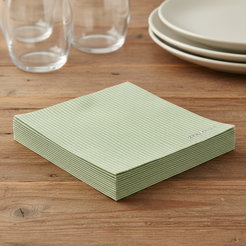 Kritstreck Grön Servett Axlings