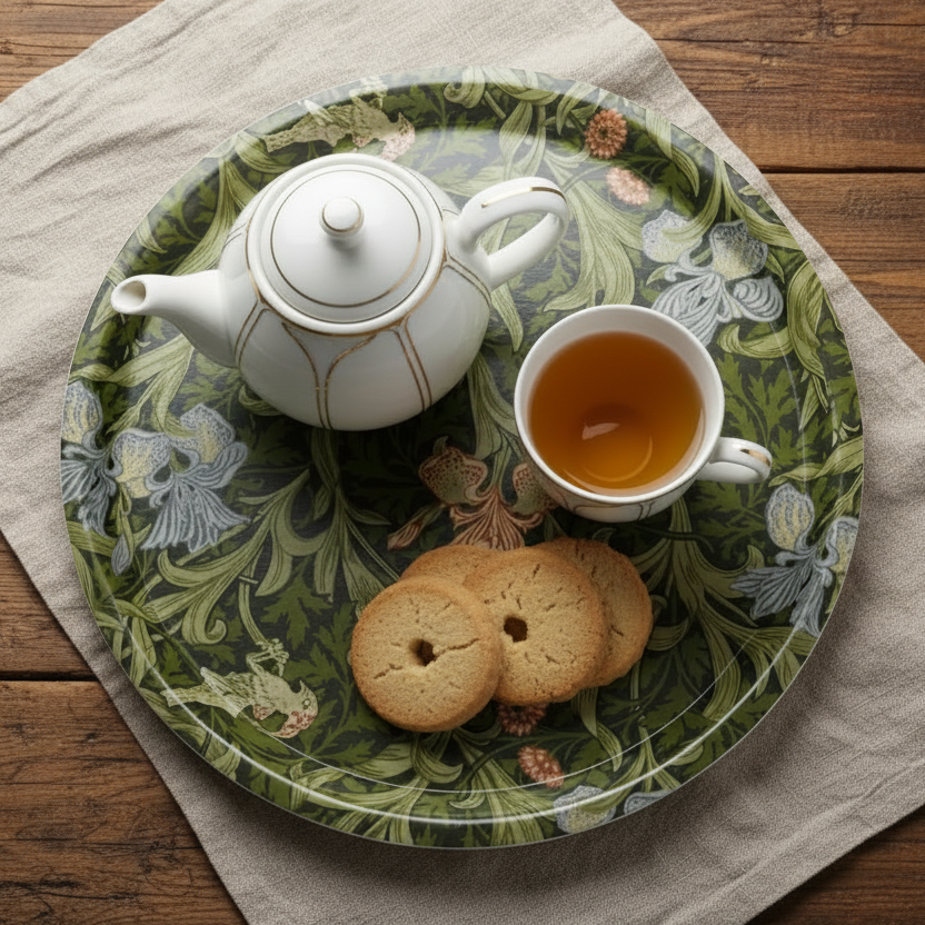 William Morris ”Iris” rund bricka 31 cm