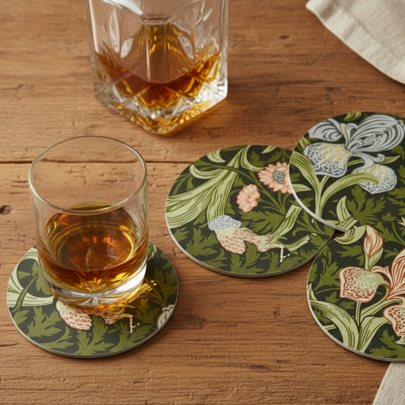William Morris ”Iris” coasters
