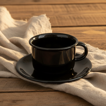 Boda Nova Espressokopp svart S P-Melin