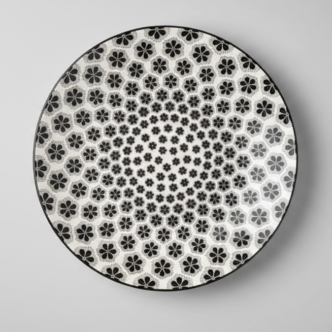 Romantik SVART - assietter