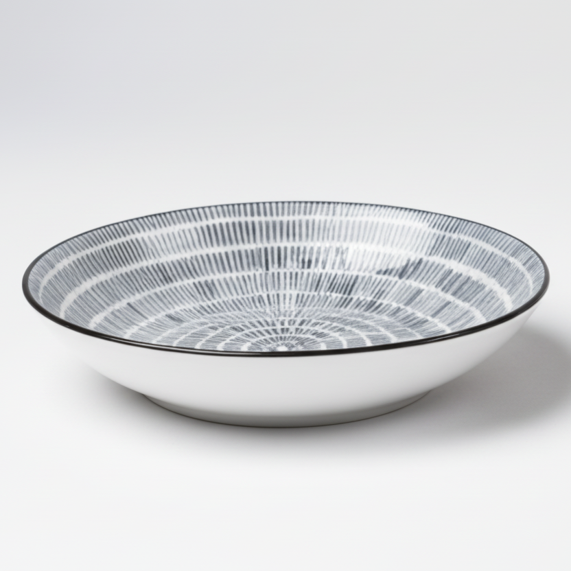 Romantik SVART - djupa tallrikar