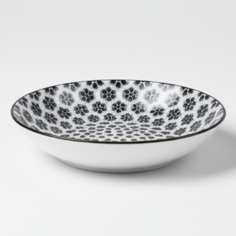 Romantik SVART - djupa tallrikar