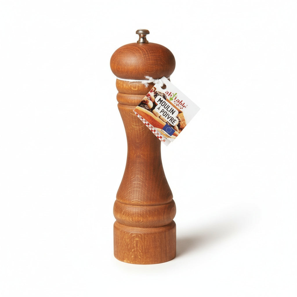 Pepparkvarn i oljad bok - 20 cm