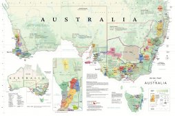 Vinkarta Australien - uppdaterad 2020