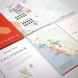 Vinkarta Kalifornien - uppdaterad 2020 - falsad