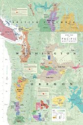 Vinkarta Oregon & Washington - uppdaterad 2020